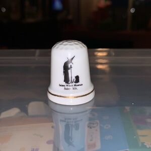 Salem Witch Museum Thimble Figure Vintage